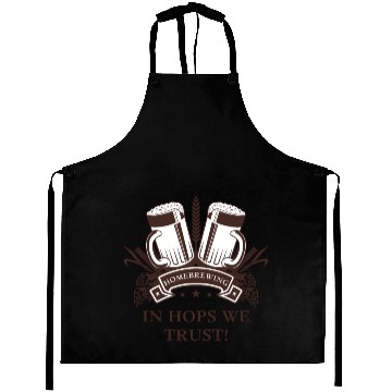 Discover In Hops We Trust Brown Aprons
