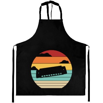 Discover Retro Mouth Harp Harmonist Harmonicist Harmonica Aprons