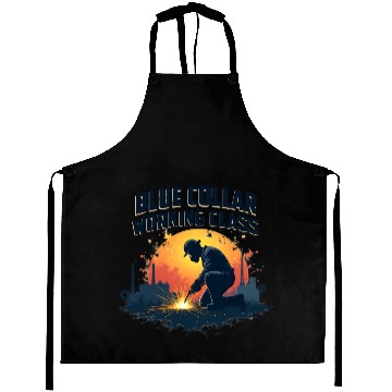 Discover Proud Blue Collar Working Class Welding Aprons