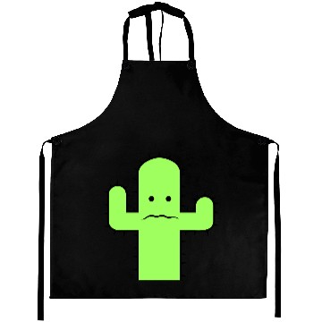 Discover Cactus Face Fear Sad Spines Desert Funny Cacti Fun Aprons