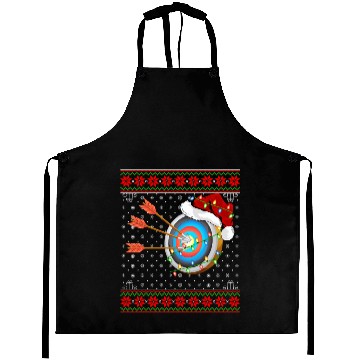 Discover Archery Player Christmas Aprons