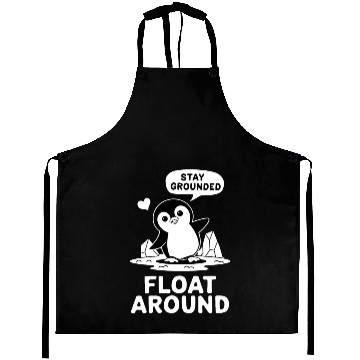 Discover Stay Grounded Float Around Mindfulness Aprons