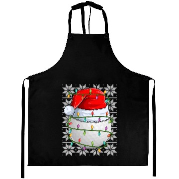 Discover Golf Christmas Lights Aprons