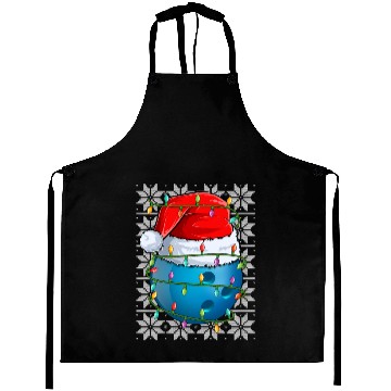 Discover Bowling Ball Christmas Lights Aprons
