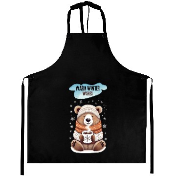 Discover Cozy Bear’s Warm Winter Wishes Aprons
