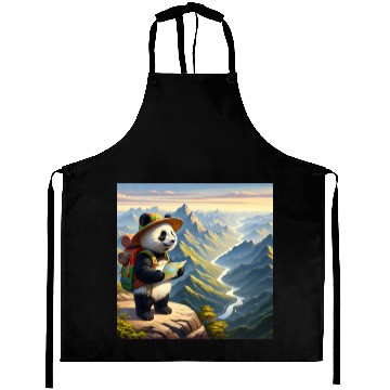 Discover Panda Adventure Aprons