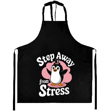 Discover Mindfulness Penguin: Step Away from Stress Aprons