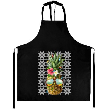 Discover Pineapple Christmas Lights Aprons