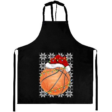 Discover Basketball Santa Aprons
