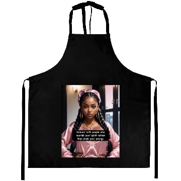 Discover Connect with Positive People Aprons