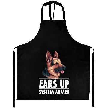 Discover Ears Up System Armed German Shepherd Dog Aprons