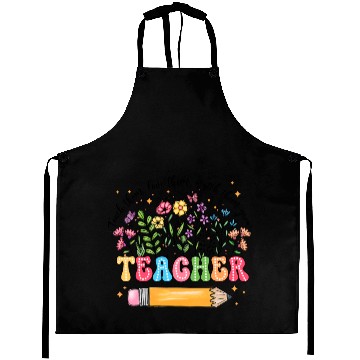 Discover Teacher Wildflowers Aprons
