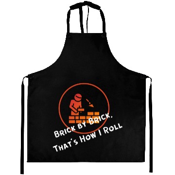 Discover Brick by Brick, That’s How I Roll Aprons