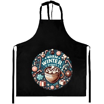 Discover Warm Winter Wishes Aprons