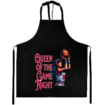 Discover Queen of the Game Night Aprons – Fun Gamer Aprons