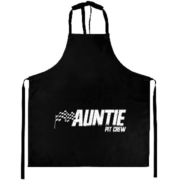 Discover Pit Crew Auntie Race Birthday Family Racing Auntie Aprons