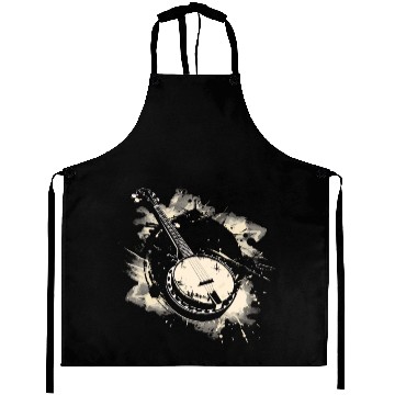 Discover Banjo Graphic Aprons