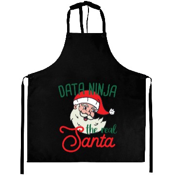 Discover Data Ninja xmas real Santa Data Science Christmas Aprons