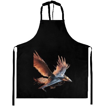 Discover Sky Fighter with Phoenix Wings" Aprons