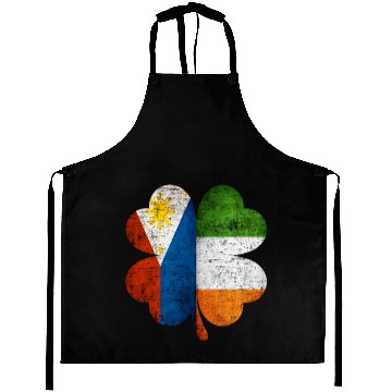 Discover Philippines Irish Shamrock Philippine Ireland Flag Aprons