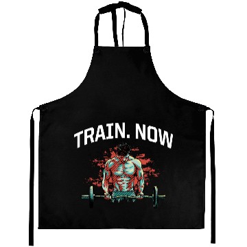 Discover Train Now Workout Motivational Quote Gym Inspirati Aprons