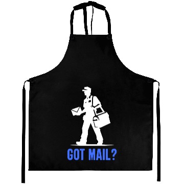 Discover Postal Worker and Mailman Design Aprons