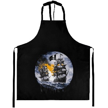 Discover Pirate Boat, Pirates, Captain, Sailing Ship, Aprons