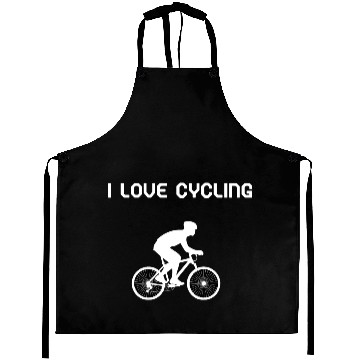 Discover I love cycling design Aprons