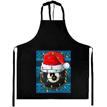 Discover Billiard 8 Ball Christmas Lights Aprons