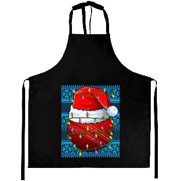 Discover Cricket Ball Christmas Lights Aprons