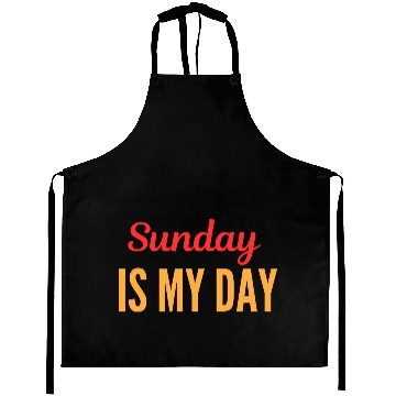 Discover Sunday is my day Aprons