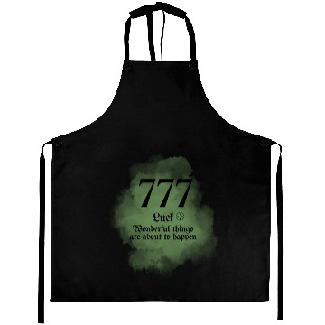 Discover 777 Luck Guardian Angel Number Manifestation Aprons