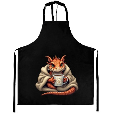 Discover Bearded Dragon Christmas - Gift for Reptile & Cof Aprons