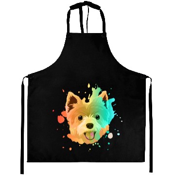 Discover Yorkshire Terrier Colorful Aprons