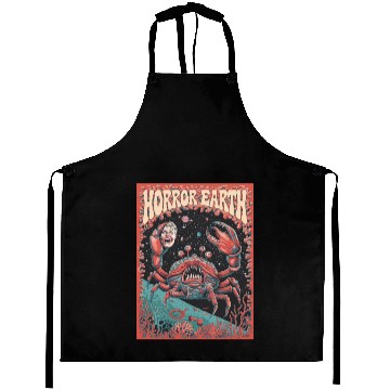 Discover Space Monster Attack Aprons