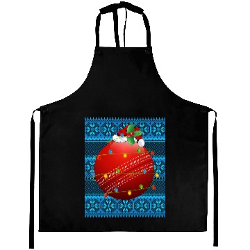Discover Cricket Ball Christmas Lights Aprons