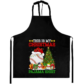 Discover Baseball Christmas Tree Lights Aprons