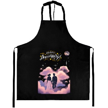 Discover HAPPY ANNIVERSARY Aprons