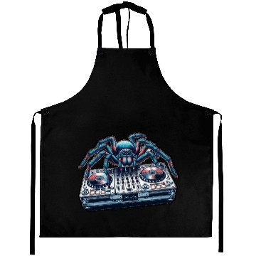 Discover DJ Spider On The Controller-creative Design Aprons