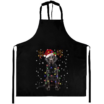 Discover Black Lab Labrador Christmas Tree Light Aprons