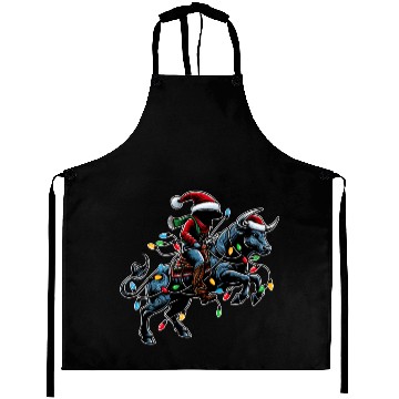 Discover Rodeo Barrel Racer Barrel Racing Christmas Hat Aprons
