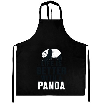 Discover Life is Better with a Panda Panda Bear Friend Aprons