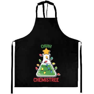 Discover Science Teacher Oh Chemistree Chemistry Christmas Aprons