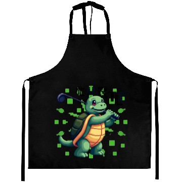 Discover Golfing Turtle Aprons