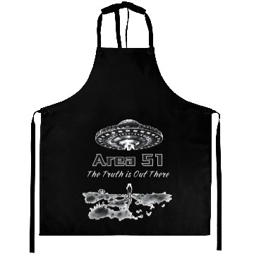 Discover The Truth is Out There: Area 51 - Alien Invasion Aprons