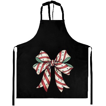 Discover Christmas Coquette bow, Christmas Retro Aprons