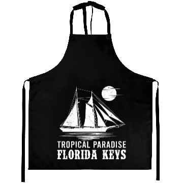 Discover Florida TROPICAL PARADISE KEY-WEST COAST Aprons