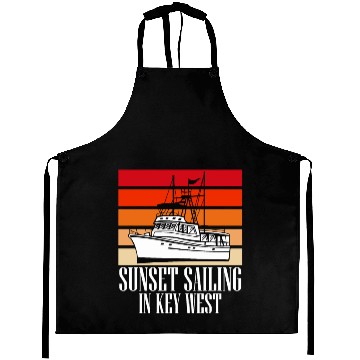 Discover Florida SUNSET SAILING IN KEY-WEST Sunshine-State Aprons