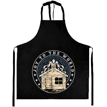 Discover Joy to the World design Aprons