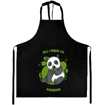 Discover I Learned From Pandas Panda Bear Friend Giant Aprons